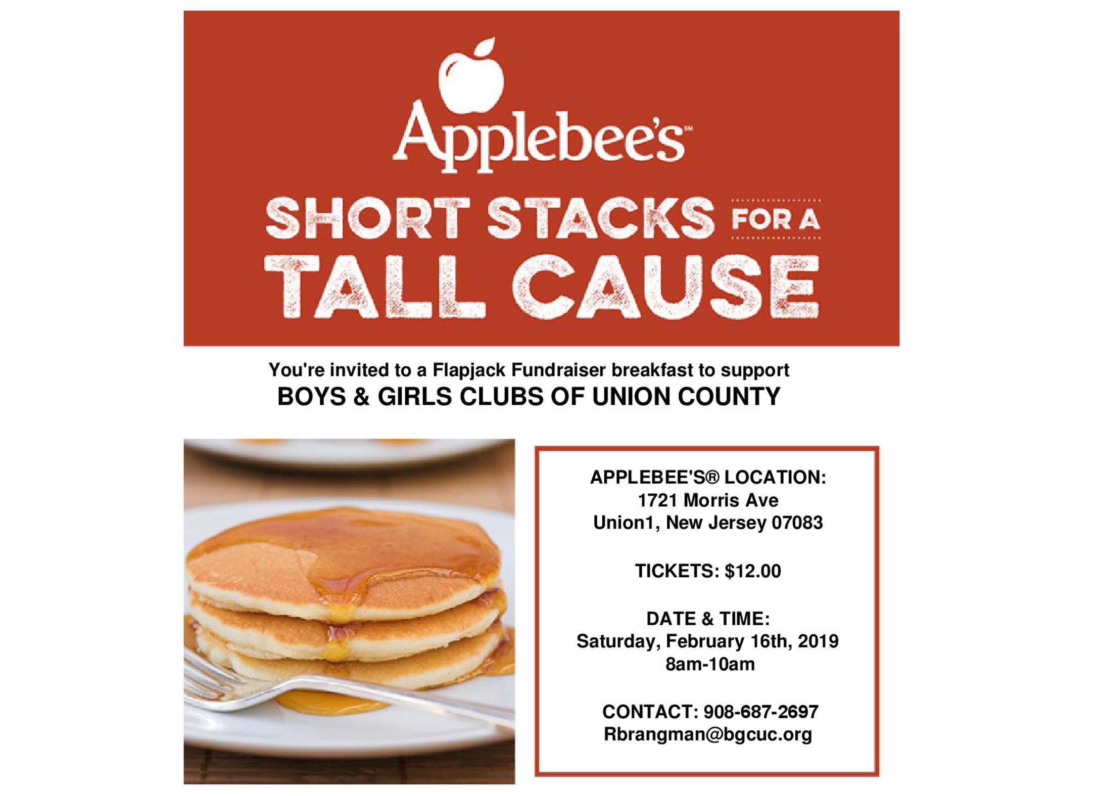 Flapjack Fundraiser