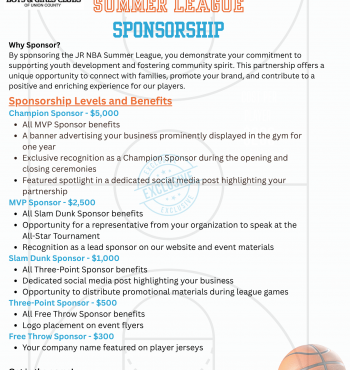 Sponsorship Flyer